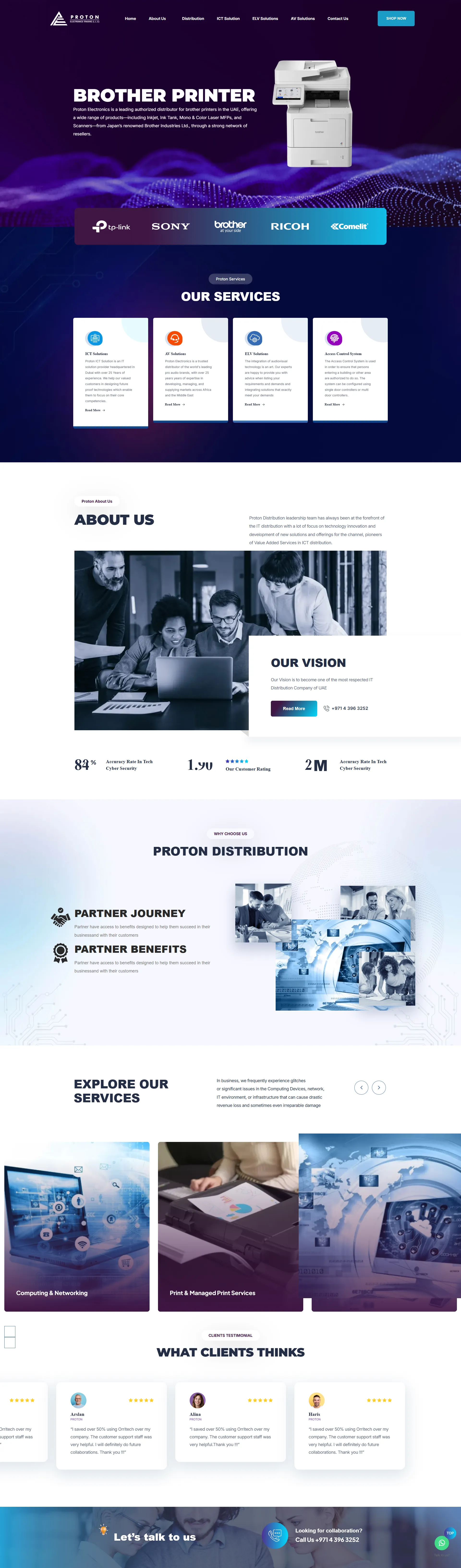 ProtonMe Dashboard
